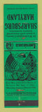Matchbook Cover - Civil War Perkins Americana Sharpsburg MD WEAR