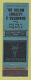 Matchbook Cover - Chambers & Lazenby Ford WEAR
