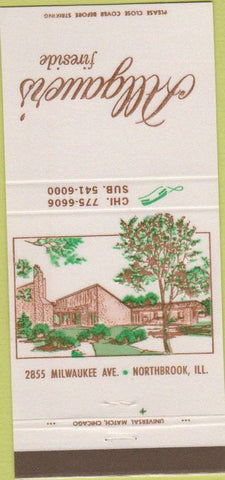 Matchbook Cover - Allgauer's Fireside Northbrook IL 30 Strike