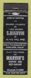 Matchbook Cover - Marvin's Lounge Restaurant Oakland CA WEAR