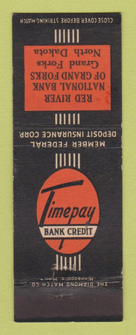 Matchbook Cover - Red River National Bank Grand Forks ND