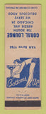 Matchbook Cover - Coral Lounge Chicago IL girlie