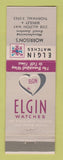 Matchbook Cover - Elgin Watches Morrison's Berkeley CA