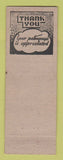 Matchbook Cover - Hess Auto Supply Parts Bethlehem PA