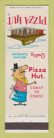 Matchbook Cover - Pizza Hut Restaurant CHAIN