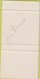 Matchbook Cover - Mohawk Motel Branford ON 30 Strike