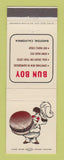 Matchbook Cover - Bun Boy Hamburgers Barstow CA