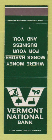 Matchbook Cover - Vermont National Bank Brattleboro VT