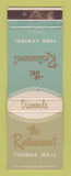 Matchbook Cover - Diamonds The Restaurant Phoenix AZ WEAR