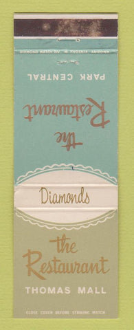 Matchbook Cover - Diamonds The Restaurant Phoenix AZ WEAR