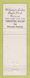 Matchbook Cover - Rick's Blintzes Restaurant Washington DC WORN