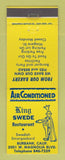 Matchbook Cover - King Swede Restaurant Burbank CA