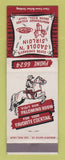 Matchbook Cover - Clyde Chesney's Saddle n Sirloin Santa Rosa CA