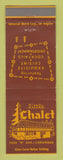 Matchbook Cover - Little Chalet Coronado CA restaurant