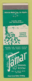 Matchbook Cover - Jamar Restaurant La Jolla CA