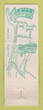 Matchbook Cover - Jamar Restaurant La Jolla CA