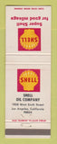 Matchbook Cover - Shell oil gas Los Angeles CA
