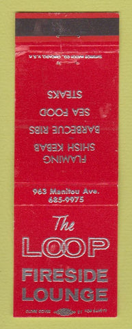Matchbook Cover - Loop Fireside Lounge Restaurant Manitou Springs? Colorado?