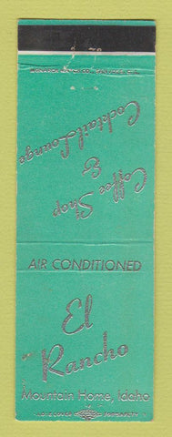 Matchbook Cover - El rAncho Coffee Shop Mountain Home ID WEAR