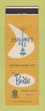 Matchbook Cover - Boise Hotel ID Western Hotels Lampost