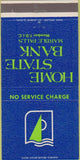 Matchbook Cover - Home State Bank Marble Falls 30 Strike