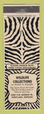 Matchbook Cover - Wildlife Collections Taxidermy Portland OR