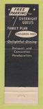 Matchbook Cover - Sterling Hotels Hazleton Allentown Montrose Wilkes Barre PA