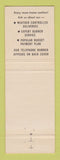 Matchbook Cover Texaco oil gas Fuel Chief Heating Oil Seattle WA Wally Phillips