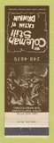 Matchbook Cover - The Coleman Still Restaurant Santa Clara CA
