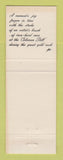 Matchbook Cover - The Coleman Still Restaurant Santa Clara CA