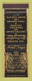 Matchbook Cover - Hotel Tioga Merced CA