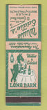 Matchbook Cover - Willie & Eddie's Long Barn Palo Alto CA
