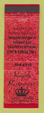 Matchbook Cover - Royale Restaurant