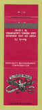 Matchbook Cover - Yankee Whaler San Pedro CA