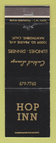 Matchbook Cover - Hop Inn Restaurant Hawthorne CA