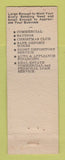 Matchbook Cover - First National Bank of Mountain View CA