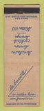 Matchbook Cover - La Buvette Restaurant San Francisco CA