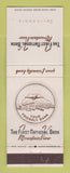 Matchbook Cover - First National Bank of Mountain View CA