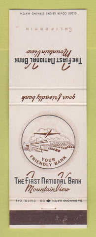 Matchbook Cover - First National Bank of Mountain View CA