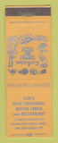 Matchbook Cover - Van's High Chaparral Motor Lodge Restaurant Klamath Falls OR