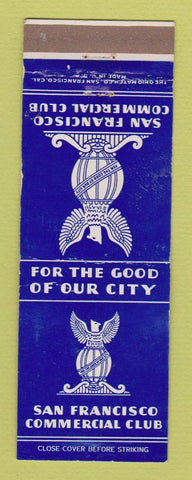 Matchbook Cover - San Francisco CA Commercial Club