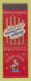 Matchbook Cover - Fairmont Hotel San Francisco CA Cirque Room