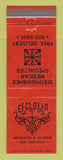 Matchbook Cover - El Chollo Restaurant San Francisco CA Mexican