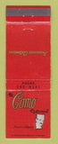 Matchbook Cover - Como Restaurant Niagara Falls NY