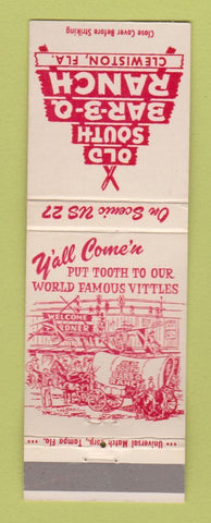 Matchbook Cover - Old South BBQ Clewiston FL