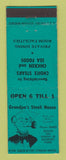 Matchbook Cover - Grandpa's Steak House Kearney NE