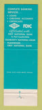 Matchbook Cover - Ocean National Bank Fort Lauderdale FL