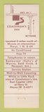 Matchbook Cover - Coachman's Inn Wynne AR