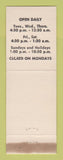 Matchbook Cover - Homestead BBQ Blue Island IL WEAR