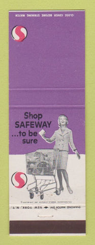 Matchbook Cover - Safeway Grocery Stores girlie